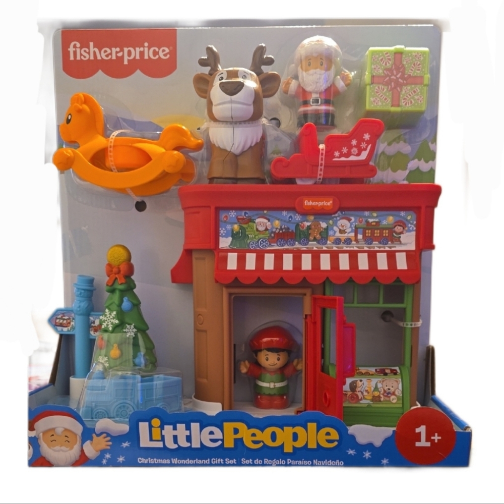 Fisher-Price Little People Christmas Wonderland Gift Set 8 Pc